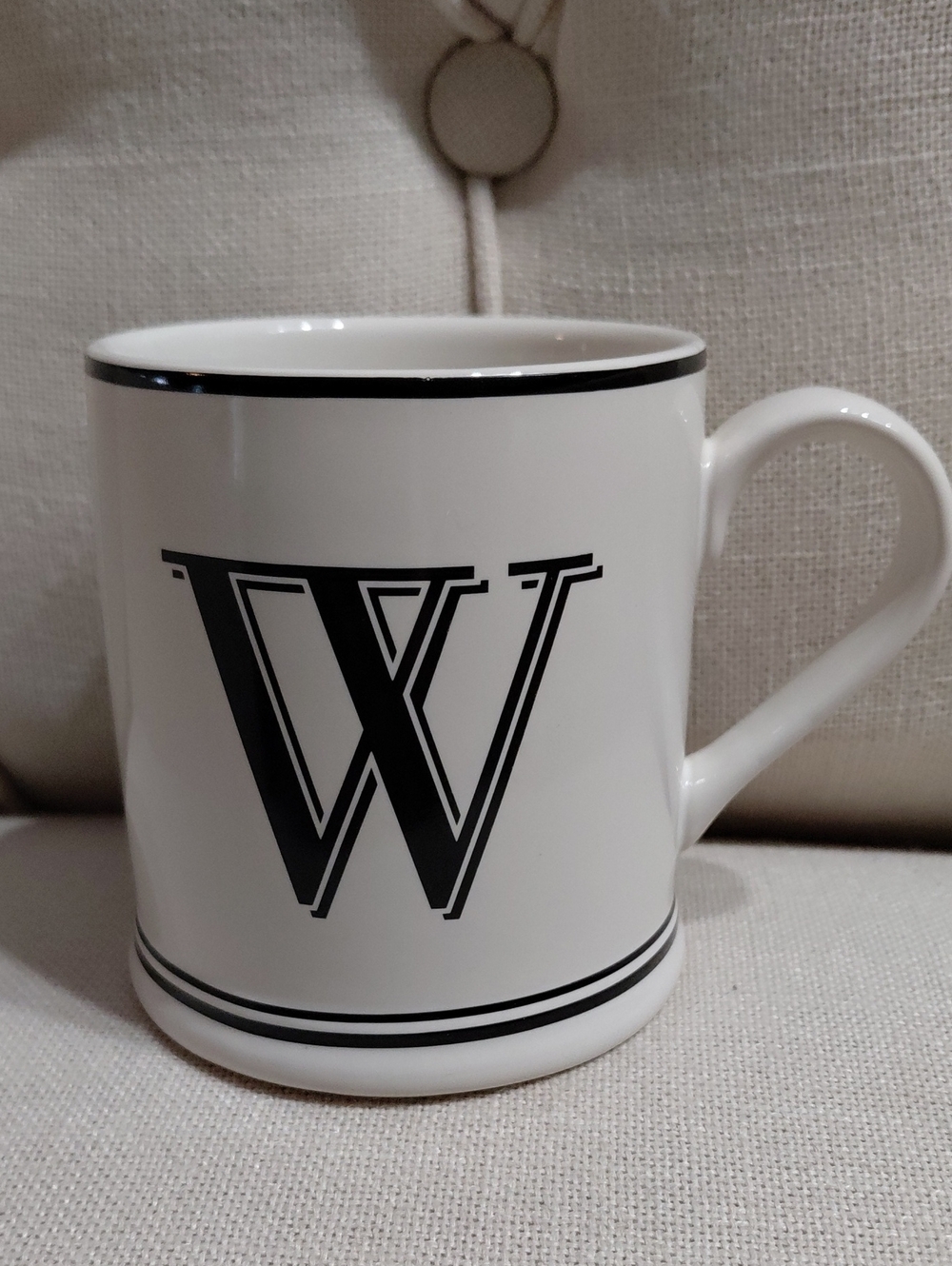 Sur La Table W Monogram 10oz Mug